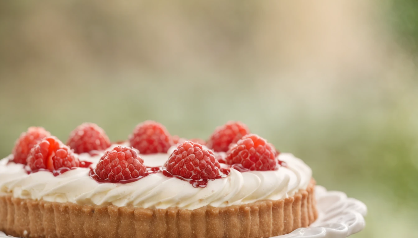 delicious dessert in shape of summer landscape, macro, photo,