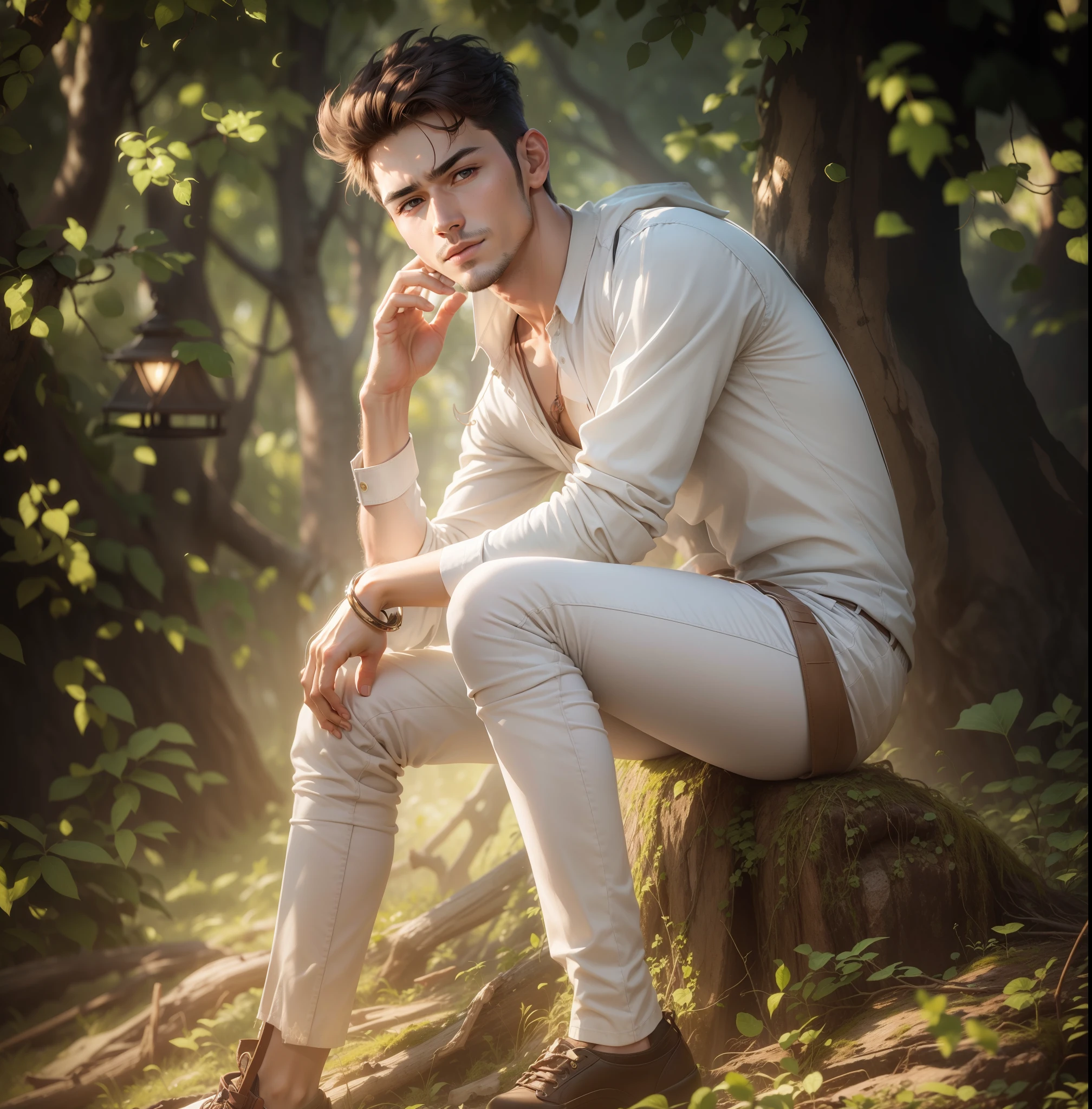 Natural photo background change handsome boy realistic face 8k ultra