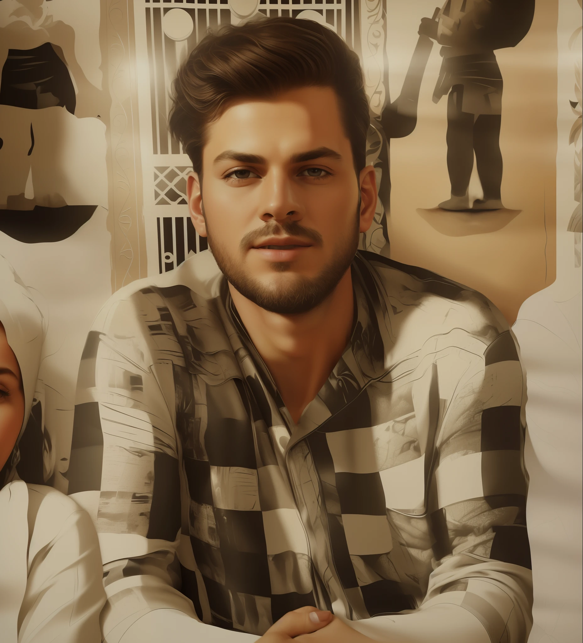 (poster:1.6), poster on wall, nostalgia, movie poster, portrait, close up
(skin texture), intricately detailed, fine details, hyperdetailed, raytracing, subsurface scattering, diffused soft lighting, shallow depth of field