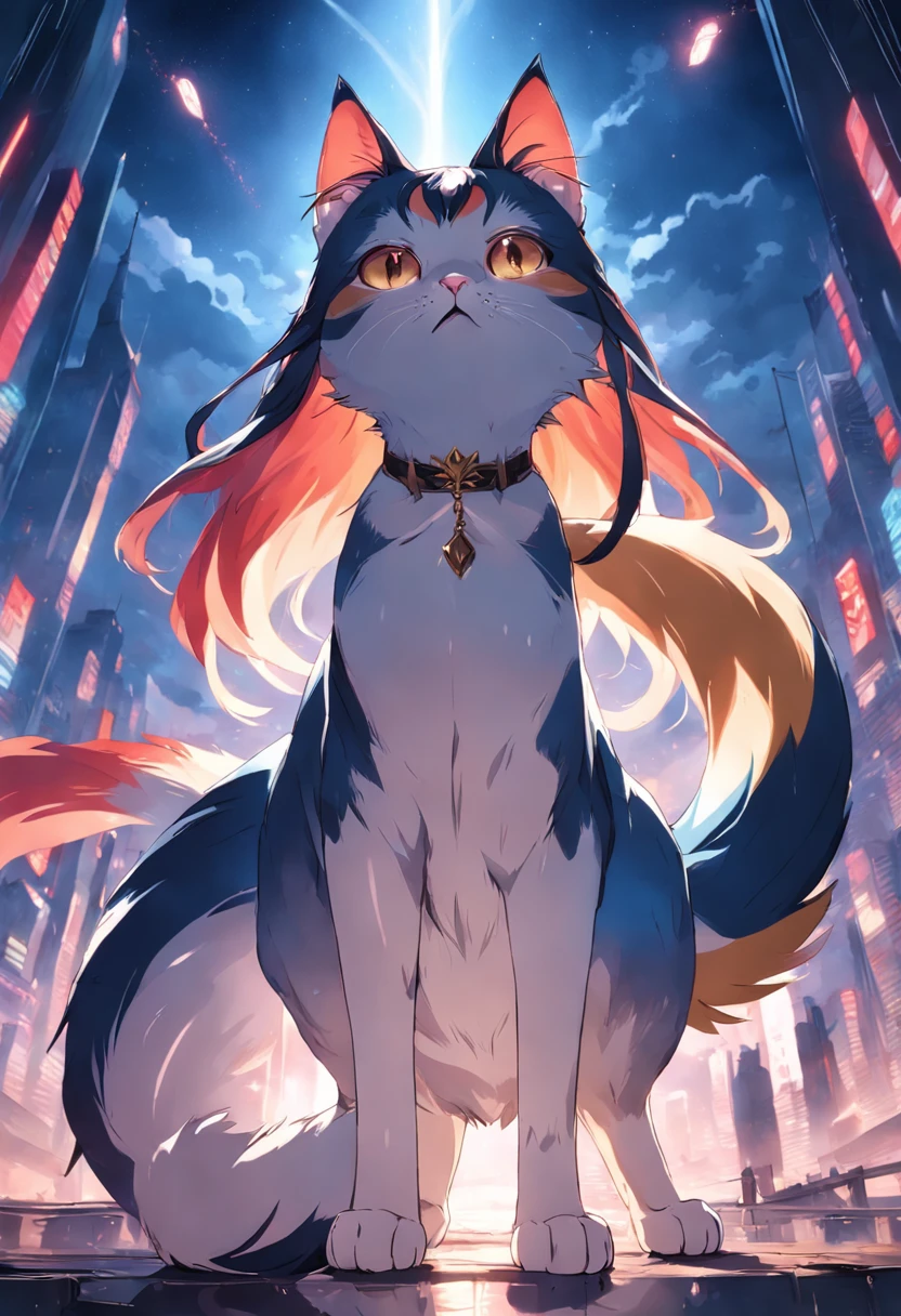 A masterpiece  tricolor Cat, HD