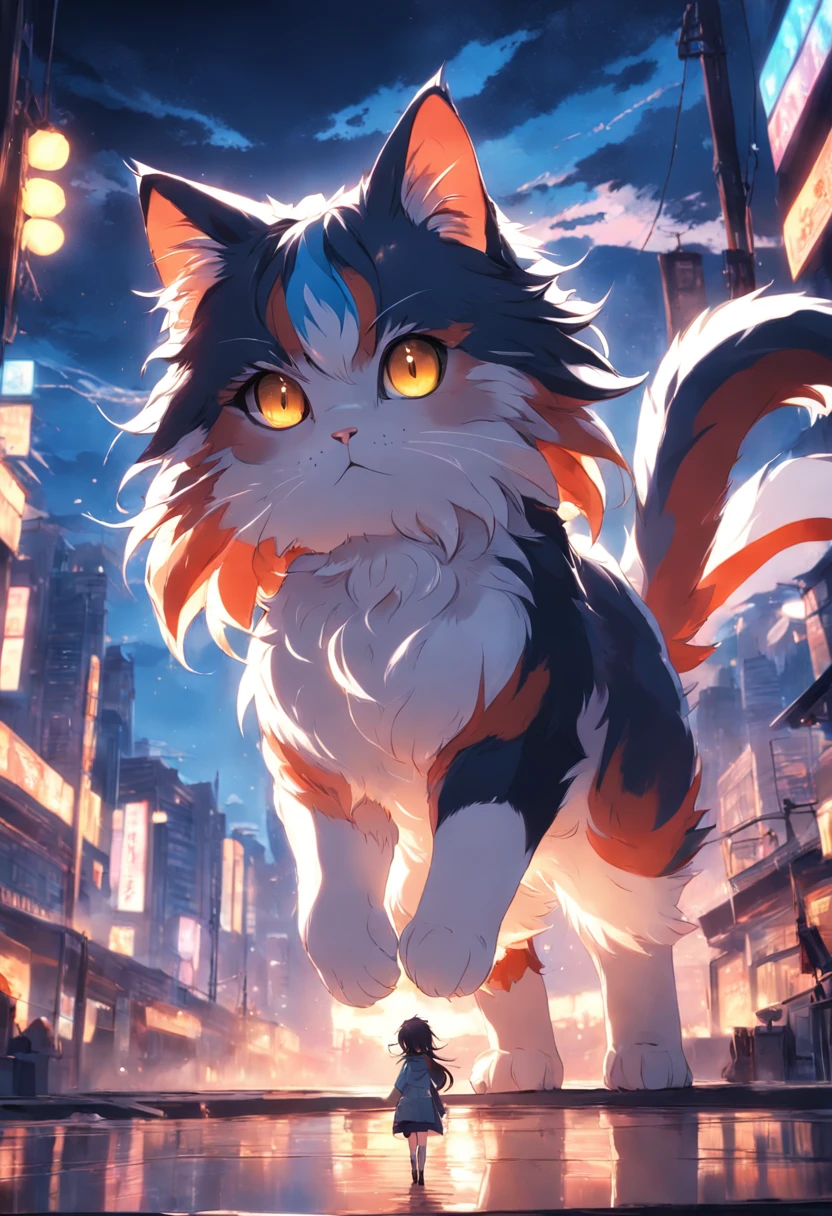 A masterpiece tricolor Cat, HD