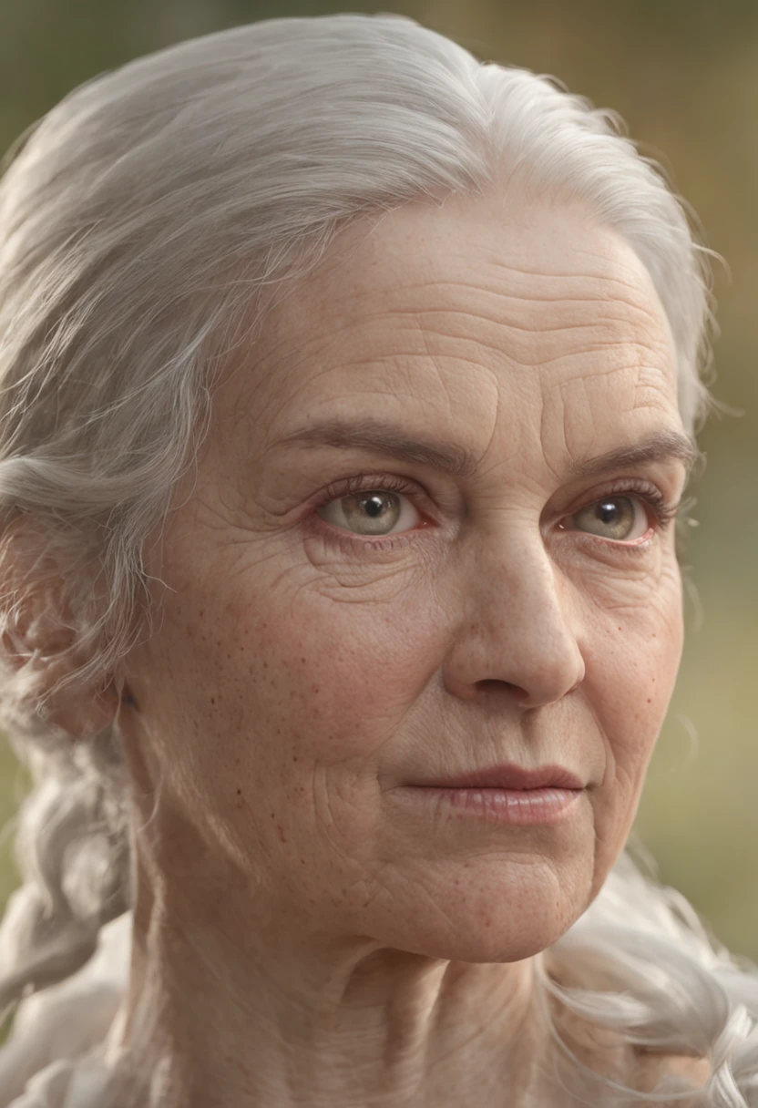 Rosto detalhado um velho gritando de desespero, rosto assustado, (Professional 3D rendering:1.3) de (Realistic:1.3), 8k