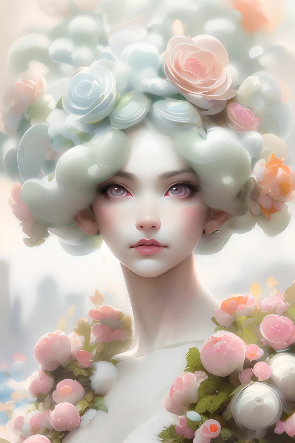 cover_page,cover,Japanese character,
1girl,solo,
(photorealistic:1.4), official art, unity 8k wallpaper, ultra detailed, beautiful and aesthetic, masterpiece,best quality, (organic, geometric, harmonious, kaleidoscopic), urban jungle, mythological creatures, otherworldly, transcendent realms, inner peace, nature's embrace, magnetic allure, dark and mysterious, a cubist perspective, rich textures, art nouveau, by alphonse mucha, jenny saville, hikari shimoda, ai weiwei, banksy, gustav klimt, egon schiele, yayoi kusama, roy lichtenstein, julie mehretu, immersive, play of light and darkness, (nsfw:0.9),(see-through|areola slip|nipple_slip:0.9),thighs, (deep shadow, low key),
, pureerosface_v1, ,