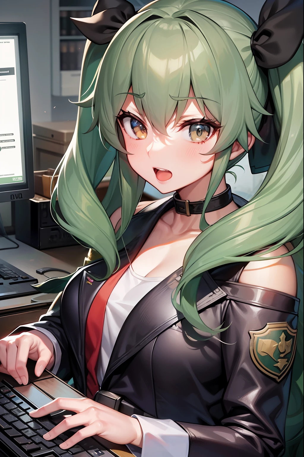 Anchovy de Girls und Panzer jogando League of Legends