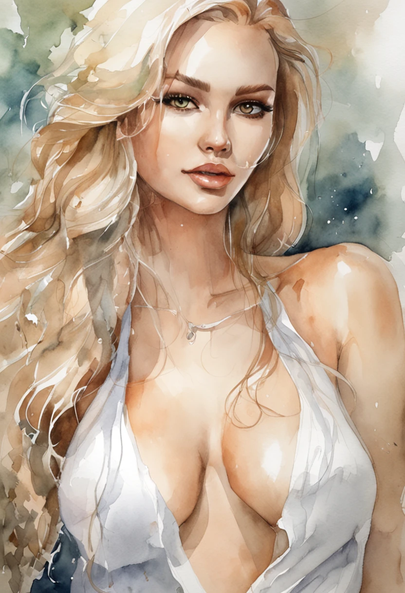 full bodyesbian,Lying wet on the bed,Open white transparent wet clothing,spread their legs,Fine,femele,boobgasm,and wear no underwear