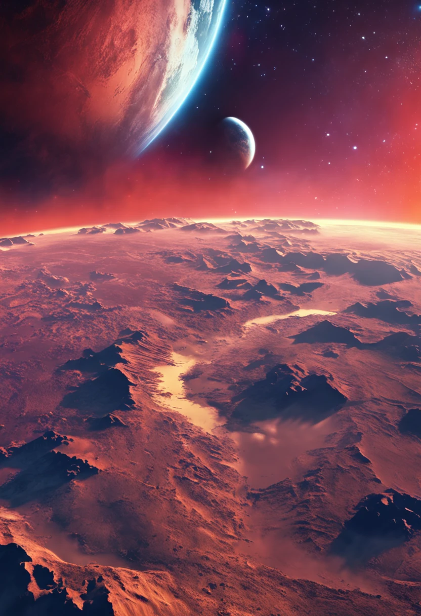 The planet Earth as seen from space