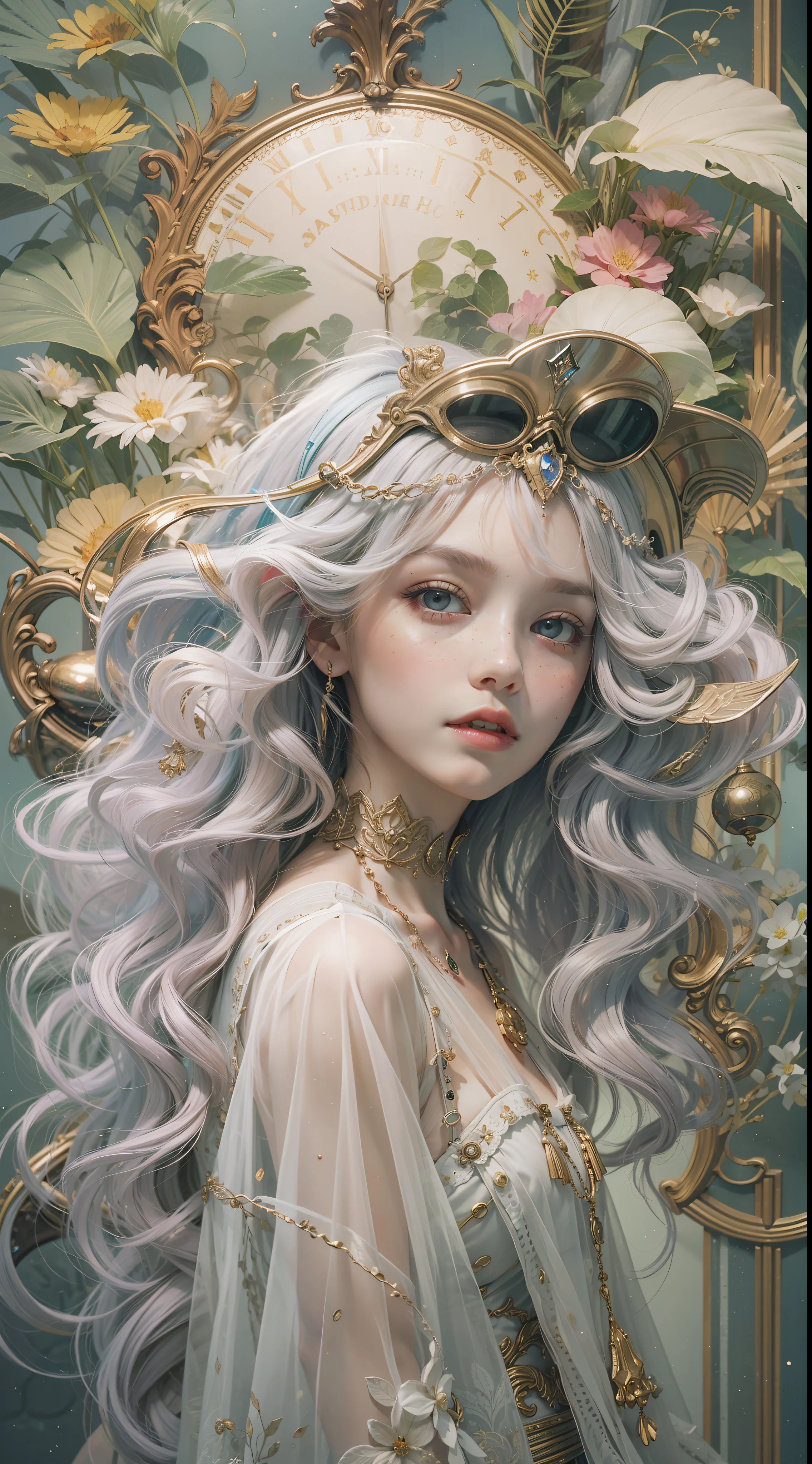 girl with(Solo)、Photo、Fantastical、(Loretta Luxe:1.3)、PastelColors:1.2、hitornfreckles、surrealism:1.1、ultra-detailliert、8K、
