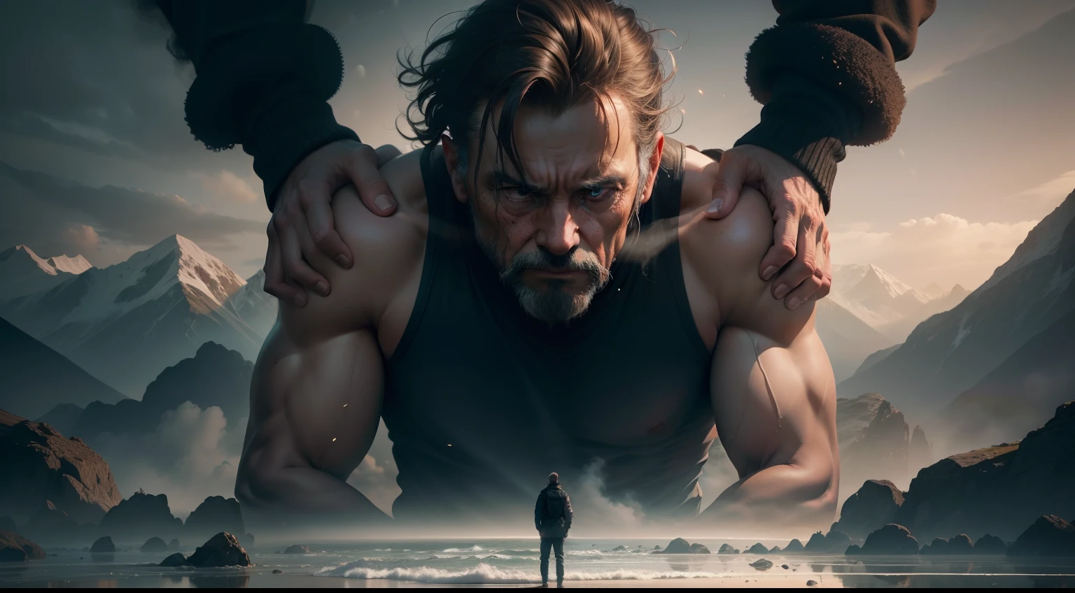 ONE MAN Moved by the turmoil and urgency of life, you discover that in moments of chaos,
true strength reveals itself: stillness , THE POWER OF STILLNESS ULTRA REALISTIC 4K