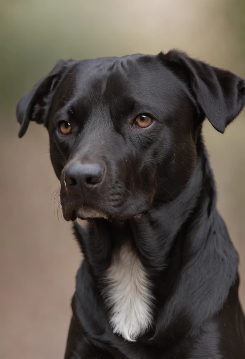 knollingcase,  black dog,  (((vibrant, photo realistic, realistic, dramatic,  sharp focus, 8k)))