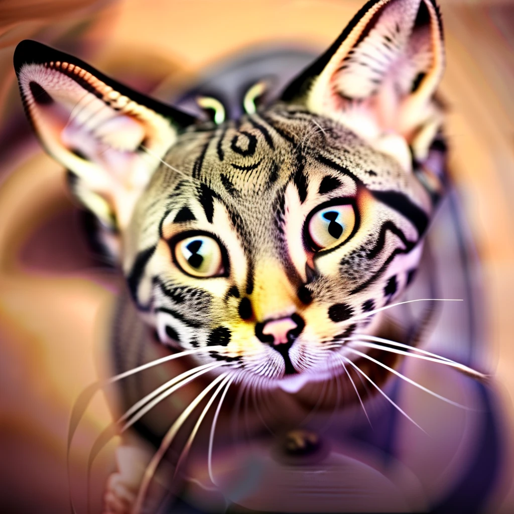 um gato com cara de bobo --auto --s2