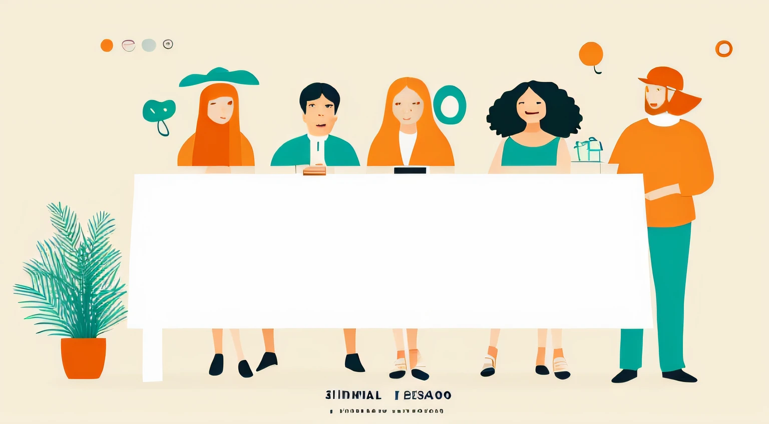 pessoas segurando um quadro em branco com um homem ajoelhado, grupo de pessoas, um grupo de pessoas, fundo plano, flat illustration, solid background, imagem de fundo, vista completa fundo em branco, background is white, minimal background, fundo simples, fundo liso, background is white, fundo isolado, grupos de pessoas, simple illustration, poster background, simple and clean illustration