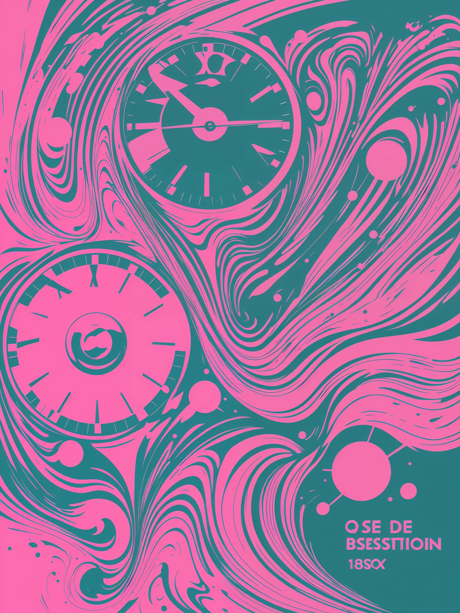 Desenvolva uma imagem de fundo para um banner flashback, with items from the 80's. The image should convey a sense of movement and speed, using elements of the time, como disco. Use cores como azul, neon , rosa choque e branco para transmitir frescor e profissionalismo. Adicione um toque de modernidade, embedding subtle strokes . Avoid excessive detail so that the text of the information . The image should create a positive and trustworthy environment, refletindo a qualidade. --auto --s2