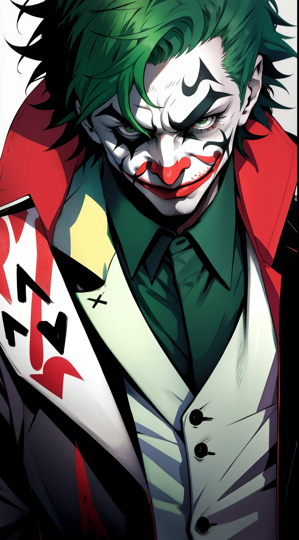 Joker, green hair,
