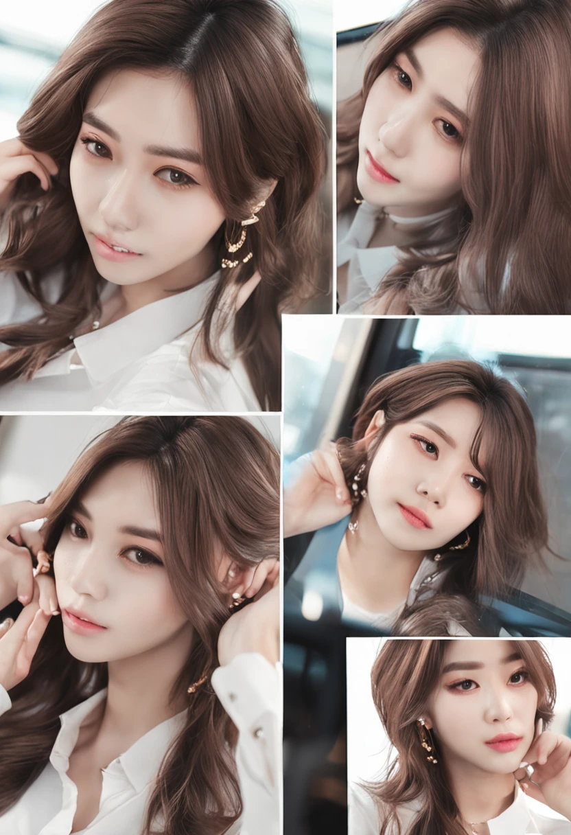 (best quality, 8k, masutepiece, Ultra HD |: 1.3), (K-pop idol: 1.3), 1 menina sexy, (mamas do miolo: 1.2), (cabelos lisos,cabelos longos), Abs, forma do corpo esbelta, Rosto Ultra Fino, delicate lips, Olhos bonitos, double eyelids, Ultra-thin hands, Dedos ultrafinos, Desgaste do Office, sem roupas ) , circunstanciado , pernas abertas , Luxury Office Manager,Curvaceous,Bombas