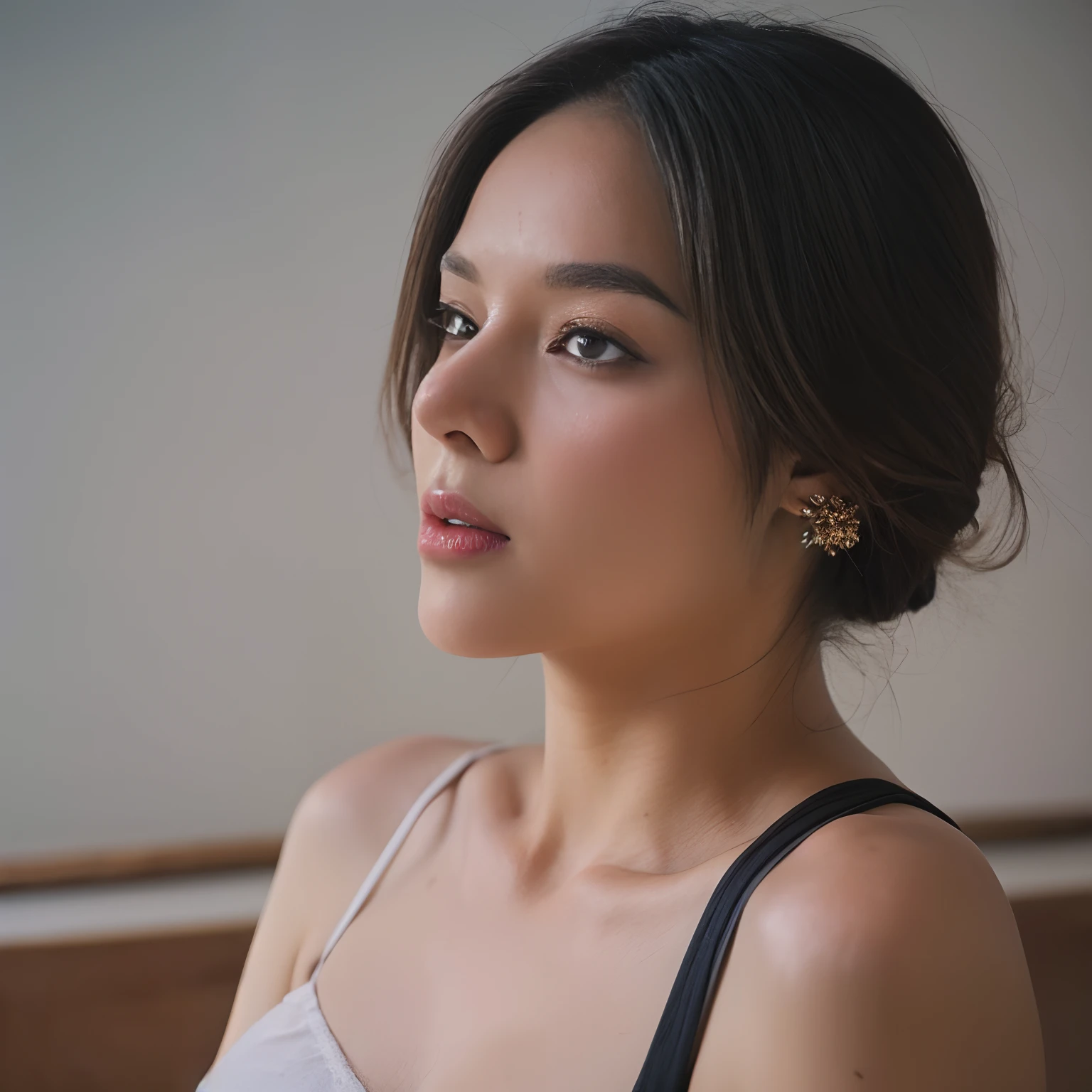 (Upper_body:1.2), best quality, (8k, RAW photo, best quality, masterpiece:1.2), (realistic, photo-realistic:1.4), (1girl), in the fire