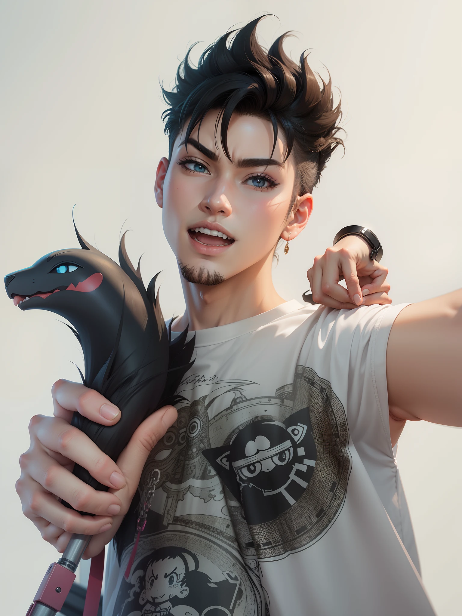 Anime style, cartoon style