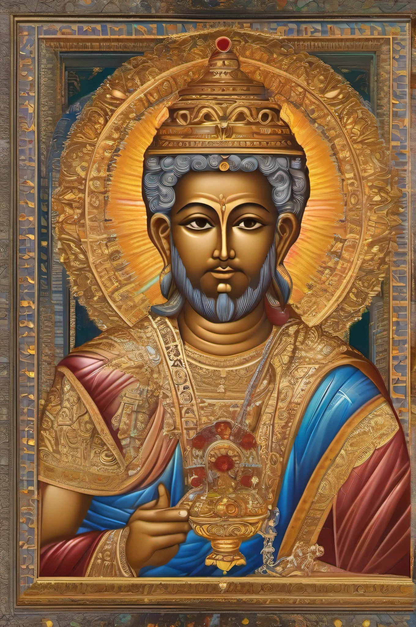 I give thanks to the teaching of supreme enlightenment, I expel evil, I pour the nectar of divine wisdom, I endure pain, I sense danger. I generate harmony in the universe, with courage, strength and protection of the Holy Trinity. I am born a second time through the doctrine of the Supreme Creator, illuminated and protected from the enemy., intricate details, perfect features, dramatic, Cinematic lighting, accent lighting, SSAA, smooth rendering, No noise --testp --com 2: 3 --video --no lazy prompts