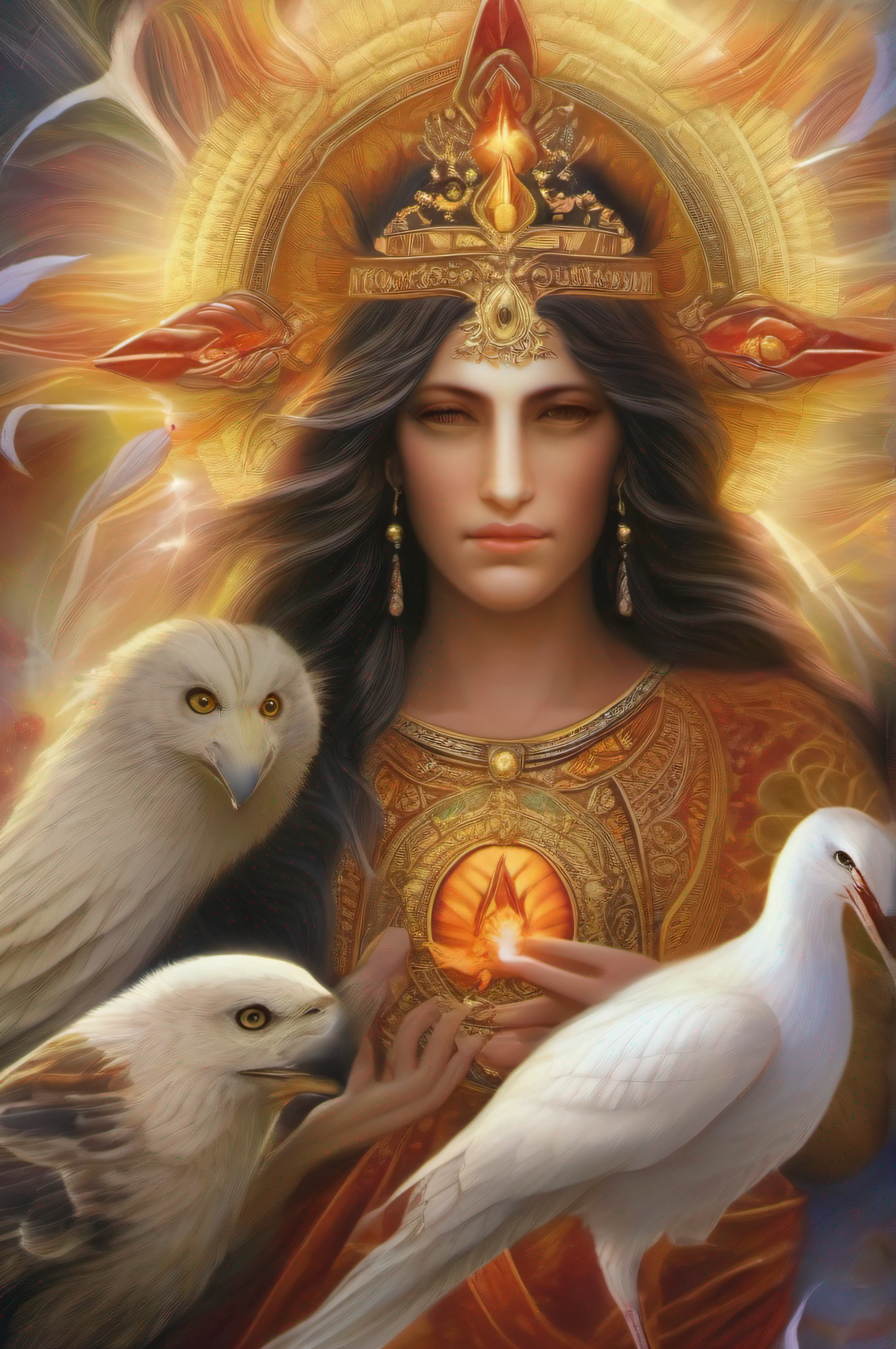 I give thanks to the teaching of supreme enlightenment, I expel evil, I pour the nectar of divine wisdom, I endure pain, I sense danger. I generate harmony in the universe, with courage, strength and protection of the Holy Trinity. I am born a second time through the doctrine of the Supreme Creator, illuminated and protected from the enemy