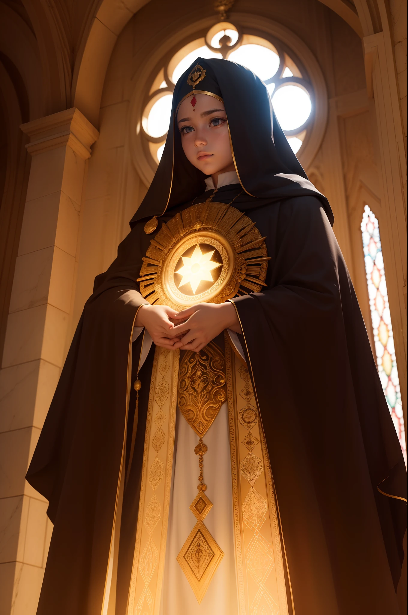 I am born a second time through the doctrine of the Supreme Creator, illuminated and protected from the enemy.,