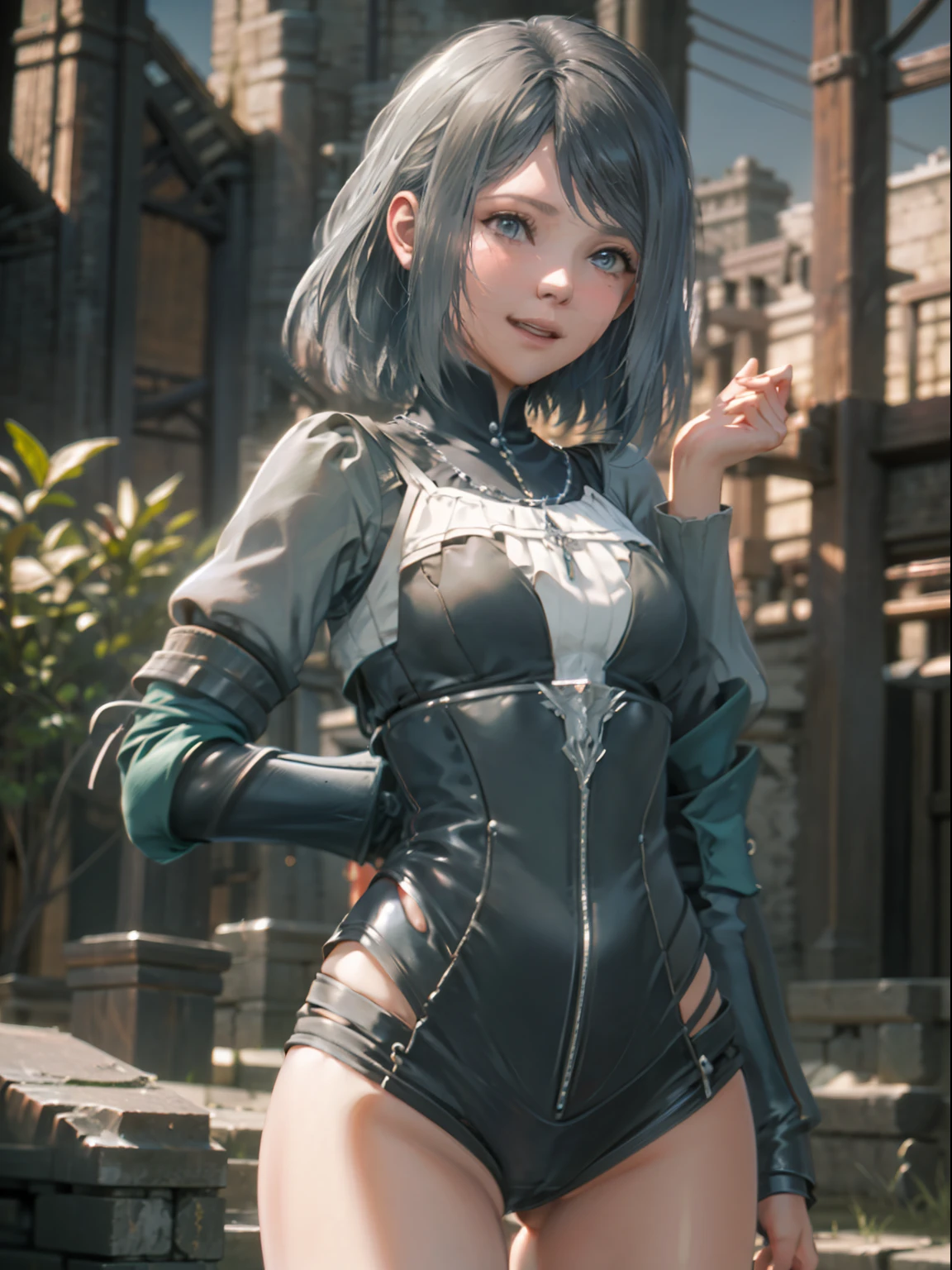 (Obra maestra, La mejor calidad:1.4), (sentada:1.5), (piernas abiertas:1.2), Piernas abiertas, (Toma de cuerpo completo), (1girl, solamente:1.5), (Juventud europea:1), Farron Lightning, sin mangas, Armadura de hombro, cabo, falda, Guantes sin dedos, Mirando al espectador, (Cabello rosado suave:0.5), erotic smile, Cara hermosa, Cara altamente detallada, Piel altamente detallada, poros de la piel, en un campo, Subsoil Scatter, Alumnos realistas, pecho mediano, rubor facial completo, labios carnosos, Antecedentes detallados, Profundidad de campo, volumetric illumination, foco nítido, absurdos, Proporciones realistas, good anatomy, (realista, Hiperrealista:1.4), 16K HDR,