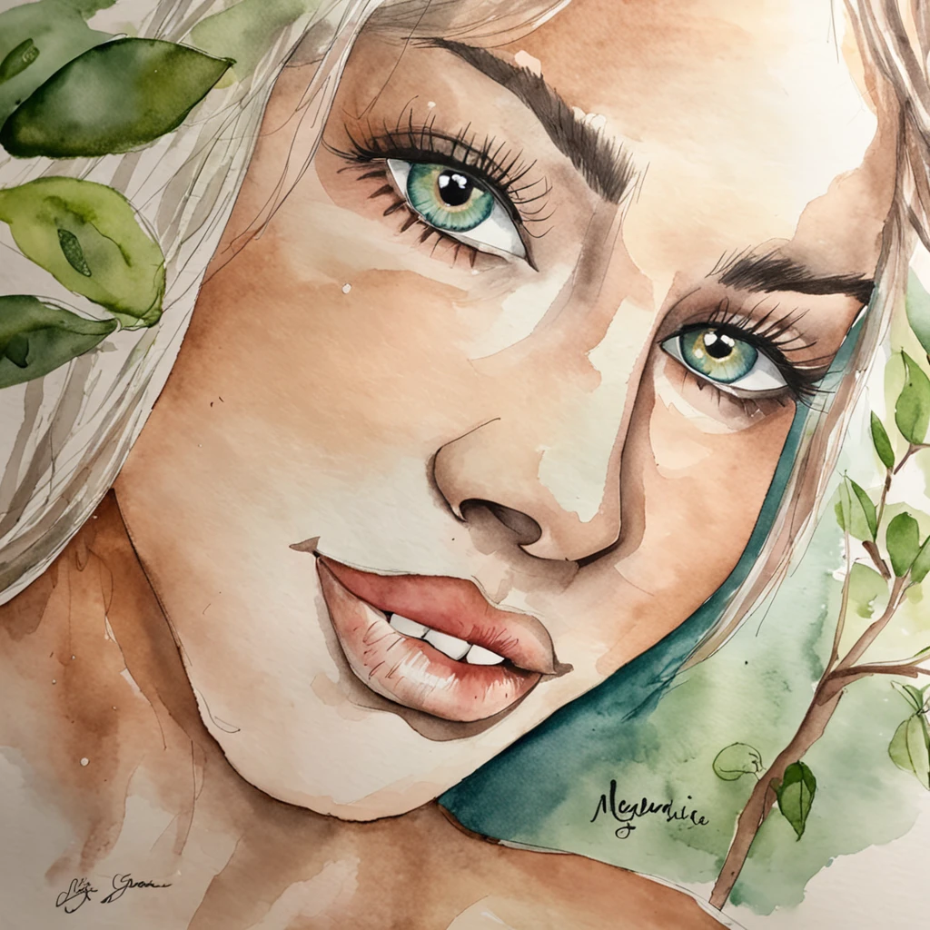 melhor qualidade, foto realista, 4k, linda garota morena, olhos verdes, rosto lindo perfeita, peito pequeno, pele clara,