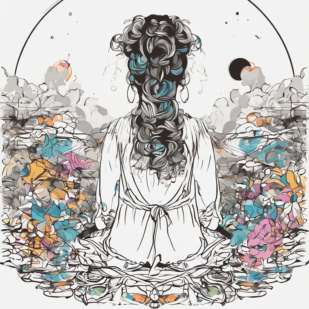 (fundo branco:1.4),(Silhouette of a girl's head, Olhos fechados, cabelos longos coloridos, Elementos Orientais),(Chinese illustration:1.3,arte em papel:1.3, Arte em papel acolchoado:1.2),( Reasonable design, linhas claras, alta nitidez,melhor qualidade, Very detailed, master part, Efeito de luz do filme, 4k )