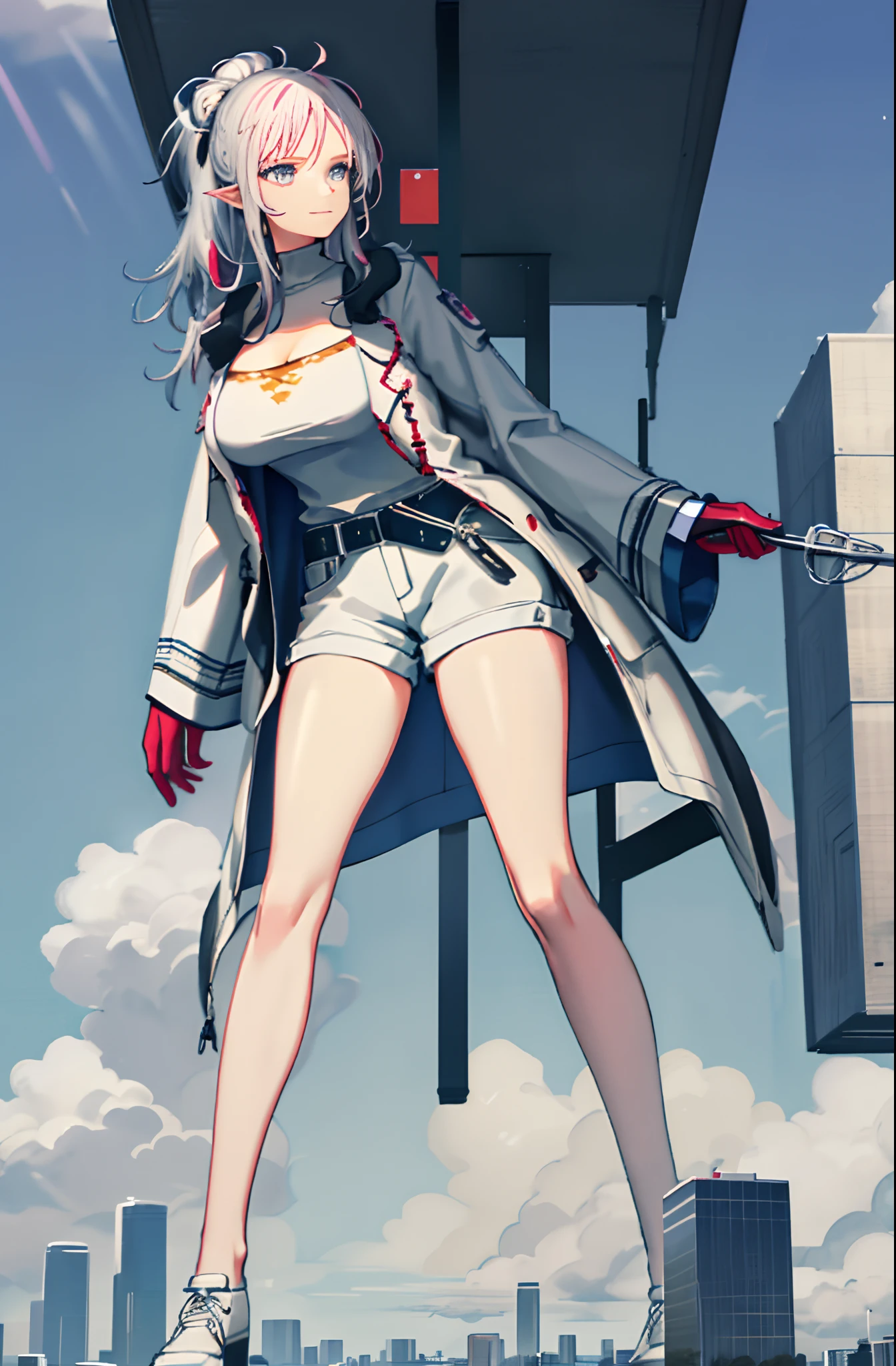 woman walking towards the viewer, full-body, perfect scale, cat-walking, hands down, face forward, beautiful detailed eyes, beautiful detailed lips, extremely detailed face and body, elegant pose, long eyelashes, simple kunoichi suit