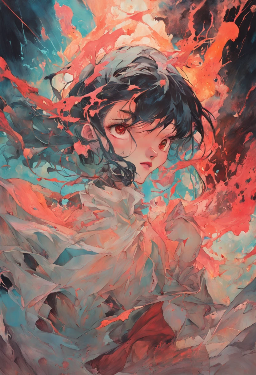 There is ugliness in beauty, But there is also beauty in ugliness. In the style of Adrian Ghenie, Esao Andrews, Jenny Saville, Edward Hopper, surrealism, Dark Art par James Jean, Takato Yamamoto, Minimalism inkpunk