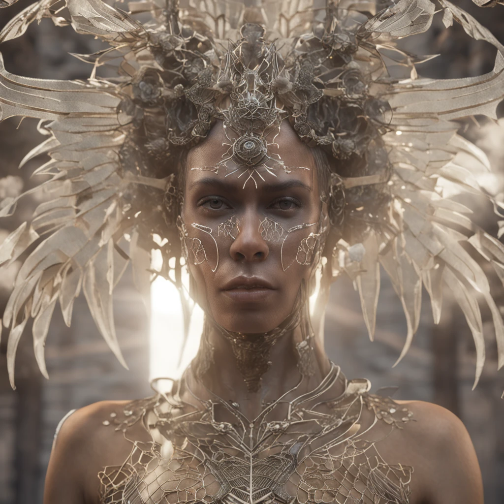 (master part, ..cgi:1.4), (demi-demon, Personagem Meio Anjo:1.3), (beleza surreal:1.2), (mesmerizing presence:1.1), (Rembrandt Lighting:1.2), (Sombras e aprimoramentos contrastantes:1.2), (Asas Divinas:1.2), (chifres sinistros:1.1), (angelic halo:1.1), (olhar penetrante:1.2), (ethereal skin tones:1.2), (tatuagens intrincadas:1.1), (Mystical symbols:1.1), (olhos bicolores:1.2), (Terno elegante:1.2), (enigmatic expression:1.1), (dynamic pose:1.2), (epic scenery:1.1), (Mistura de claro e escuro:1.2), (Simbolismo poderoso:1.1), (dramatic atmosphere:1.2), cinemactic, hiper-detalhado, detalhes insanos, Lindamente colorido, Motor irreal, DOF, Super-Resolution, Megapixel, cinematographic lightning, antialiasing, FKAA, TXAA, RTX, SSAO, Post processing, post - production, Mapeamento de Tons, ..cgi, VFX, SFX, Insanamente detalhado e intrincado, Hiper maximalista, hyper realistic, volumetric, fotorrealista, ultra fotorreal |, ultra-detalhado, detalhes intrincados, 8k, super detalhado, Colouring, Volumetric lightning, HDR, Realistic, Motor irreal, 16k, foco nítido, octan render