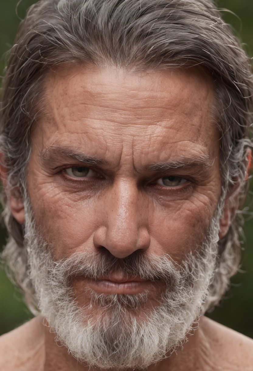 de um real,Facial features are carefully described,textura de pele realista,中景 the scene is,Thick barbarian bearded uncle,(Pessoas do sexo masculino:1.4),(There is a scar on the face:1.5),Boquiaberto,clivagem em close-up,head portrait,Amuar,olhos azuis,Cabelo de corte curto de cor marrom,Estilo escuro,profundidade de campos,Dynamic blur,Luz alta,luz real,Traching de raias,oc renderizado,hyper-realistic,melhor qualidade,8k,Obras de mestres,super-fino,pelos pubianos detalhados,anatomia correta,sharp focus on eyes,Bokeh,Facial features are carefully described