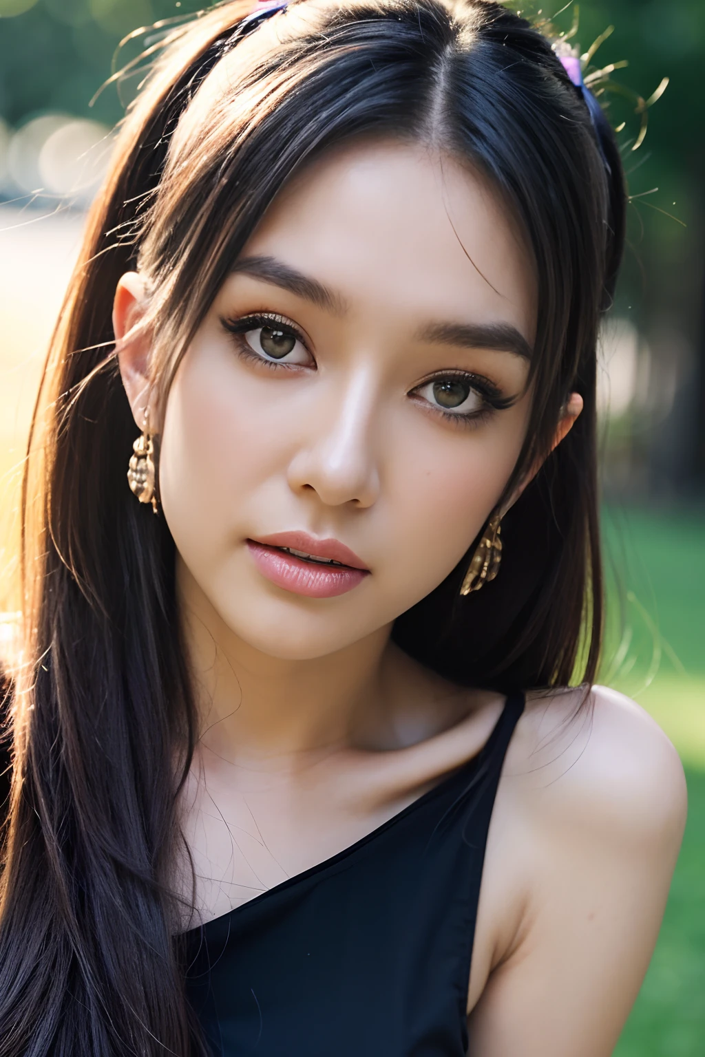 (8k, 4k, best quality, highres, ultra high res:1.1), (masterpiece, realistic, photo-realistic:1.1), 1girl, face, close-up, twintails, blonde hair,((big breast)), (big cuvy hips), (narrow waist ) (looking at viewer:2), sexy shoulders, blushing cheeks, nikon z9, 30mm lens, sharp focused face, f/4, iso 200, shutter 1/250, cinematic light, medium shot, raw ,intricately detailed, award winning photograph, high sharpness, facial symmetry, bokeh, ultra-detailed
