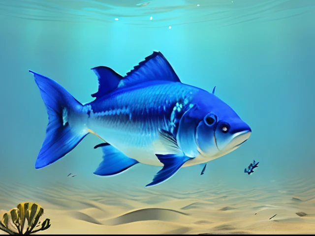 Blue fish