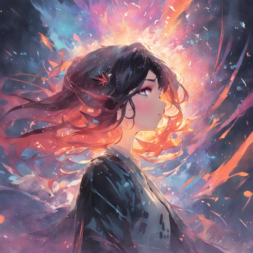 Illustration, in the style of Artgerm and Tom Bagshaw