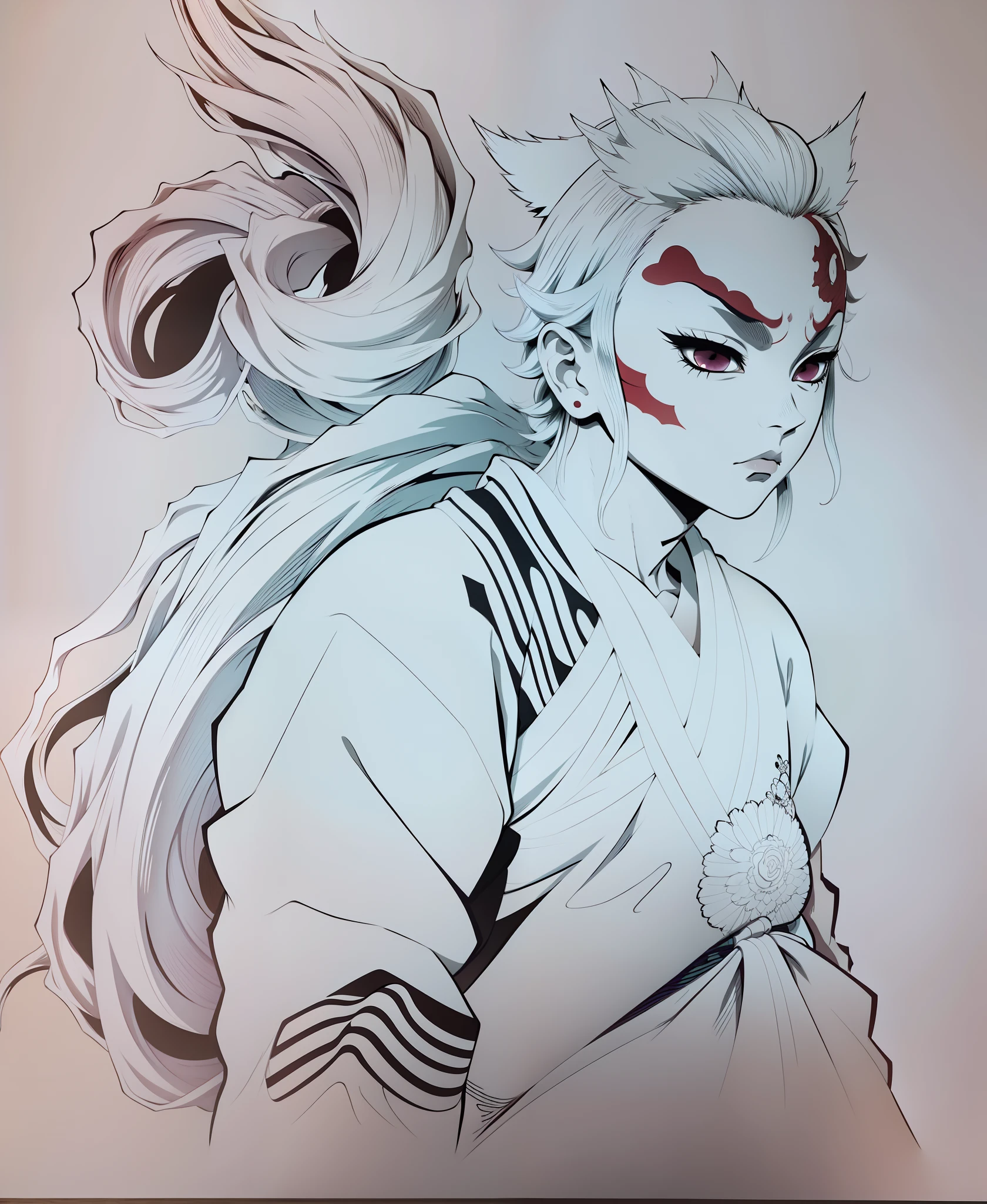 Inosuke estilo kimetsu no yaiba