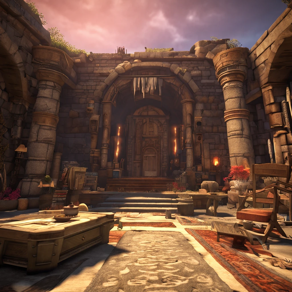 Classic game mode, fantasy indoor environment, trending on rpg designer console, screen capture, --no text --ar 16:9 --hd