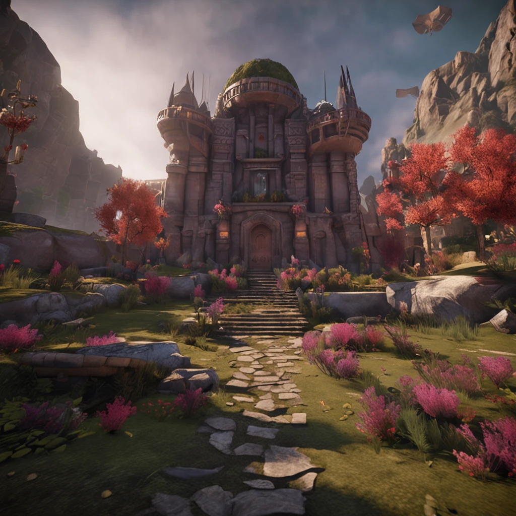 Classic game mode, fantasy indoor environment, trending on rpg designer console, screen capture, --no text --ar 16:9 --hd