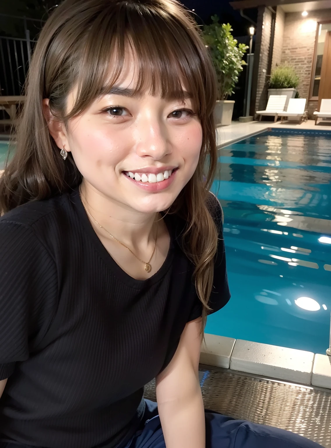 Night Pool、Background with