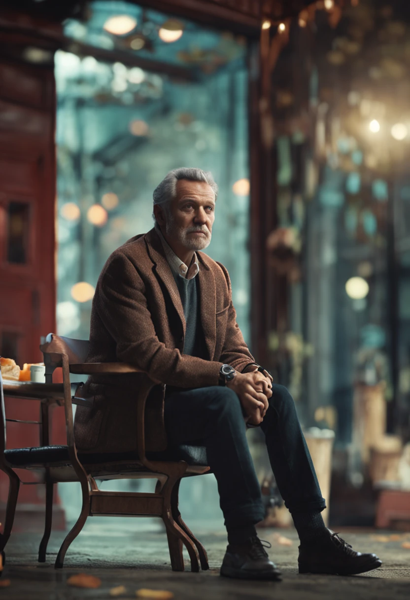 realistic middle aged man 4k