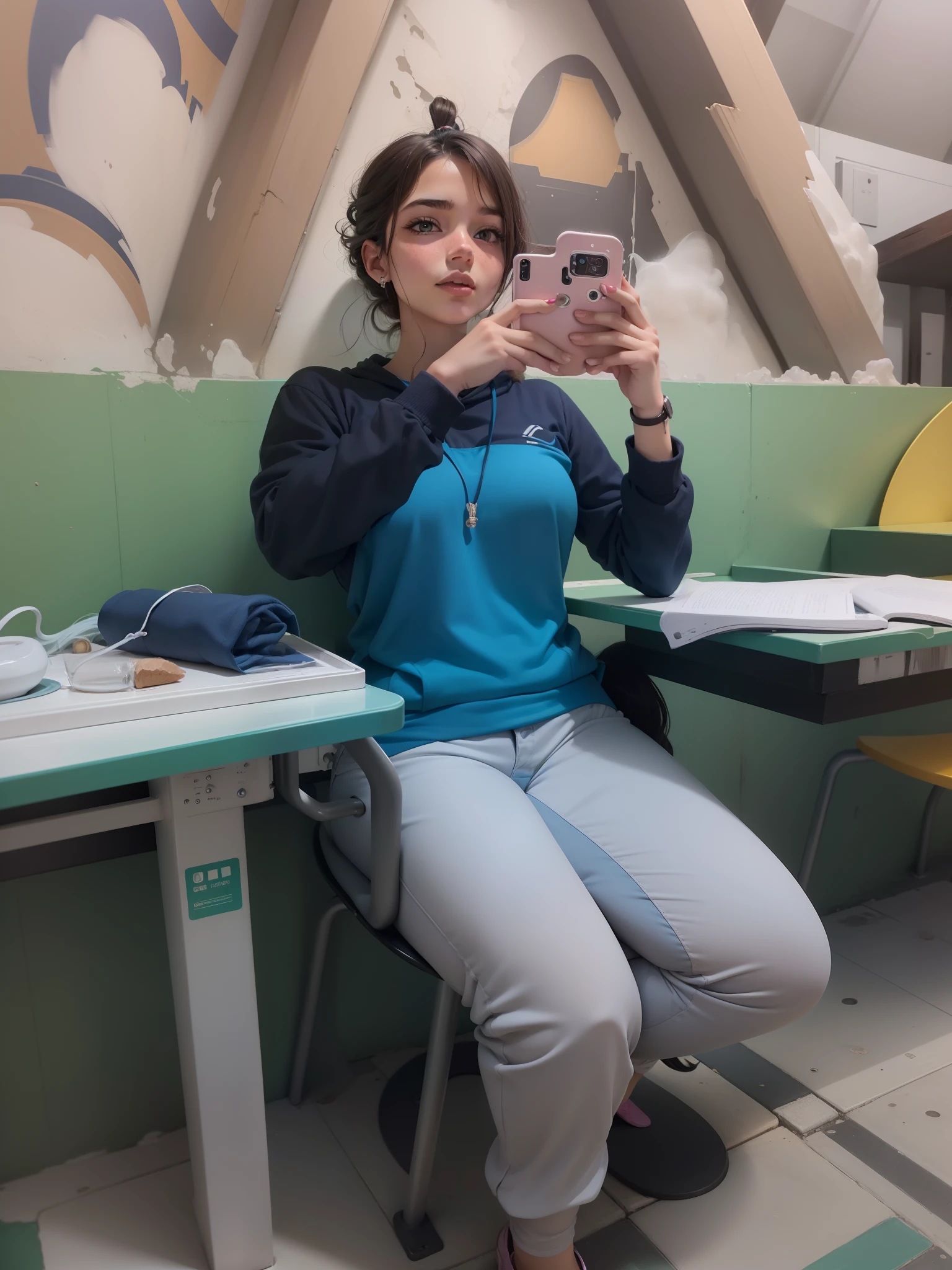 "Adicione elementos femininos, como cores delicadas e curvas suaves."