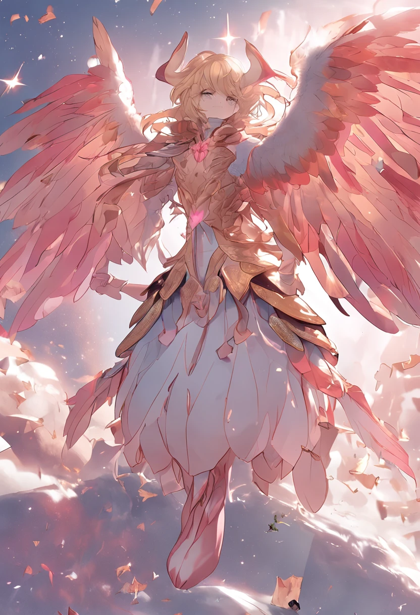 (masterpiece, best quality),Soar among the stars，Air，flight，Fly in the air，Floating ice cubes，Golden feathered wings，Pink briefs，Male children,nakeness,???'s face，Flat chin，infancy,(???'s face),Pink belly hair,Pink chest hair,Pink pubic hair,Flat chin,Fine face in detail,White men's briefs,musculous,pink short hair,Bright Hair,White eyes,Keep your eyes wide open,nakeness,White briefs,White briefs,Pectoralis abdominal muscles,Strong and well-developed muscles,spread their legs，legs are open，bright,Bright and vivid colors,(depth of fields:1.2),Positive audience,looking at viewert,the night