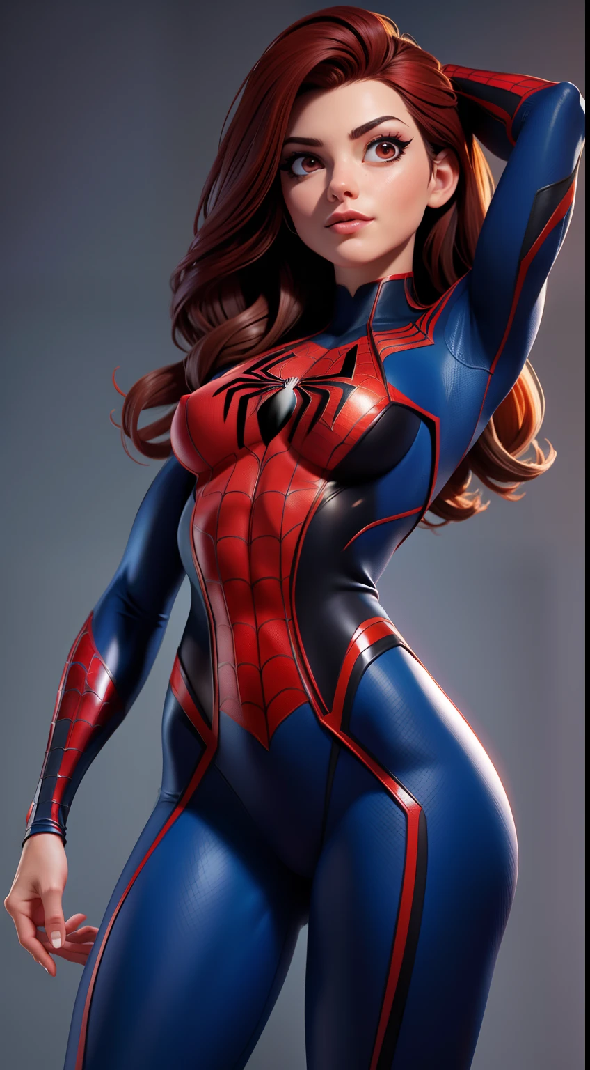 Menina ruiva com uma cintura fina sexy, bunda grande gostosa, foto ultra realista, erotic expression, Rosto perfeito e detalhado, (ela usa uma roupa rasgada do Homem-Aranha mostrando seus seios enormes, bunda quente vista de baixo) vestido como Homem-Aranha da Marvel Comics, on top of a building, cinematographic, (ultra realistic), (illustration), (Very high resolution), (8k), (Very detailed), (best illustration), (best quality), (ultra detalhado), ( piece of master), soio, (Dinamismo), Dark Studio, ela usa uma jaqueta futurista, deusa americana perfeita, Menina inocente bonita, (A roupa rasgada do Homem-Aranha, with her gorgeous huge, long breasts on display, seios gigantes pontudos saindo de suas roupas e mostrando, marcada mostrando seus pelos pubianos, erotic hot girl, nu mostrando seios, marcado ,