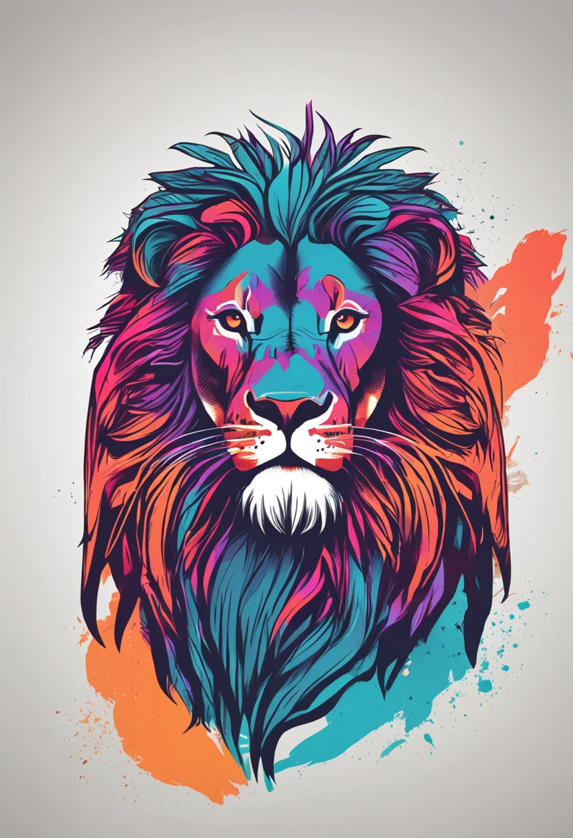 a minimalista Lion vector.