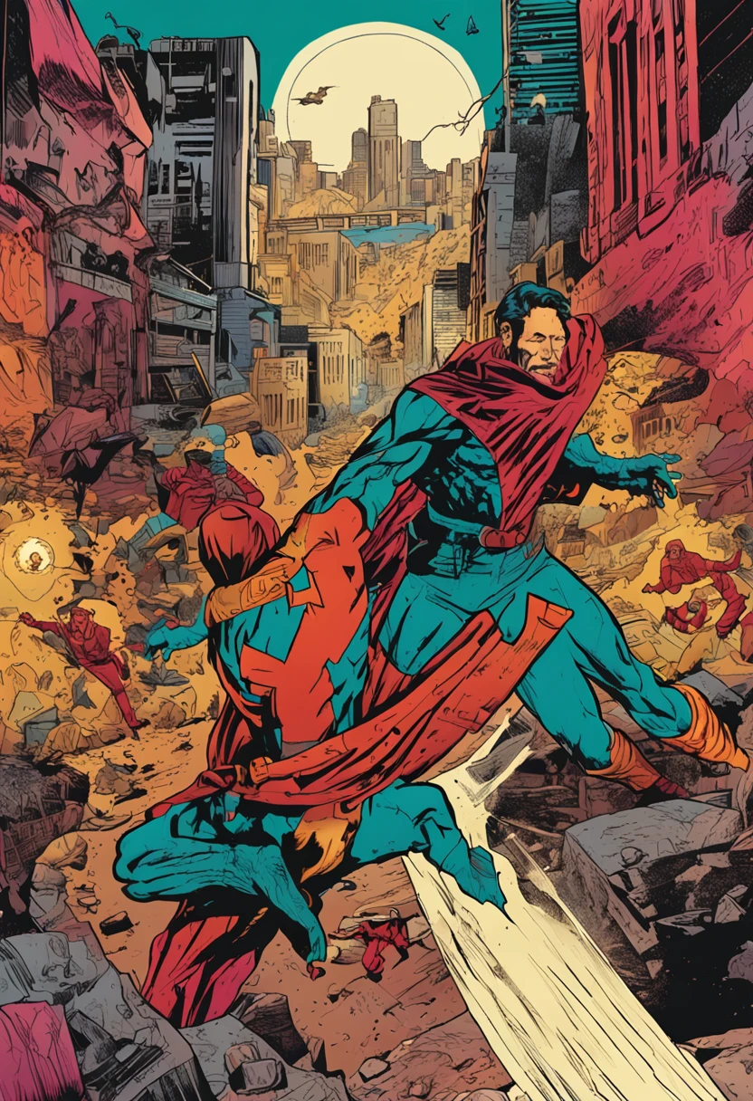 comic book, uma detetive ruiva. Inspirado no estilo de arte de Frank Miller