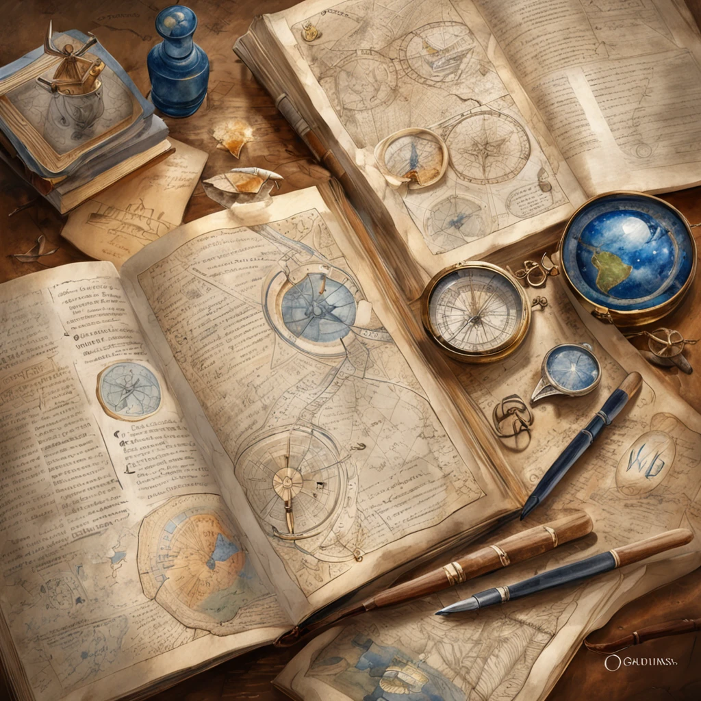 (library, books, ultra detailed), (1 sir:1.5), shatter, photojournalism, documentary photography, visual storytelling, capturing moments, Historical Records, Social Commentary, powerful imagery shattering hyperrealism, photorealistic detail, incredible accuracy, realistic textures , masterful technique, jaw-dropping precision, breaking artistic dedication, Astral Navigator Uniform, star chart, celestial compass, book in hand