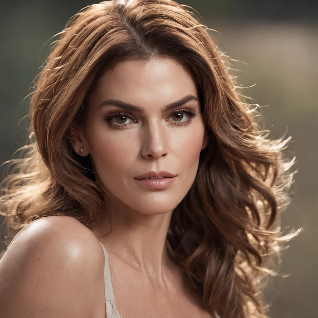 <lora:c1nd1anncrawf0rd_v1.0:0.7>, a Realistic Full Body Portrait of topmodel Cindy Crawford woman, Beautiful, (Detailed Face), perfect eyes, (highly detailed skin:1.1), Perfect Slim Body, wearing a dress designed by Chanel, (highly detailed), PHOTOREALISTIC, soft lighting, Modelshoot, Professional photography, Erotic, Sunset, standing in a foggy Forest background, blurred background, volumetric Fog, Bokeh, God Rays, RAW, analog, sharp focus, 8k, DSLR, high quality, Fujifilm XT3, film grain, award winning, masterpiece,