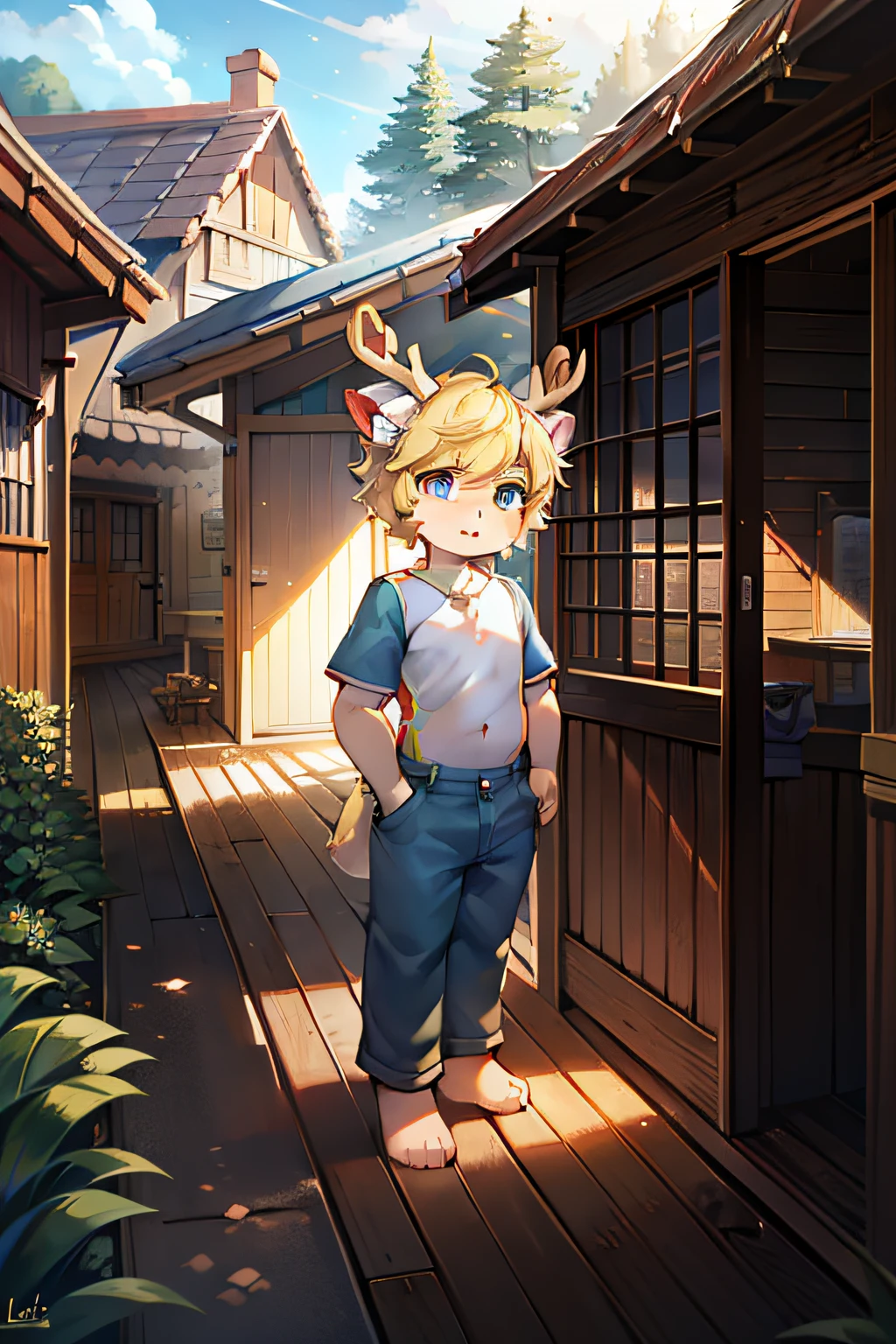 catss,adolable,adolable,,Young,deer antlers,standing on your feet,Seaside cottage,Hairy daytime bright light blonde hair,Libido boy,Light blue pants