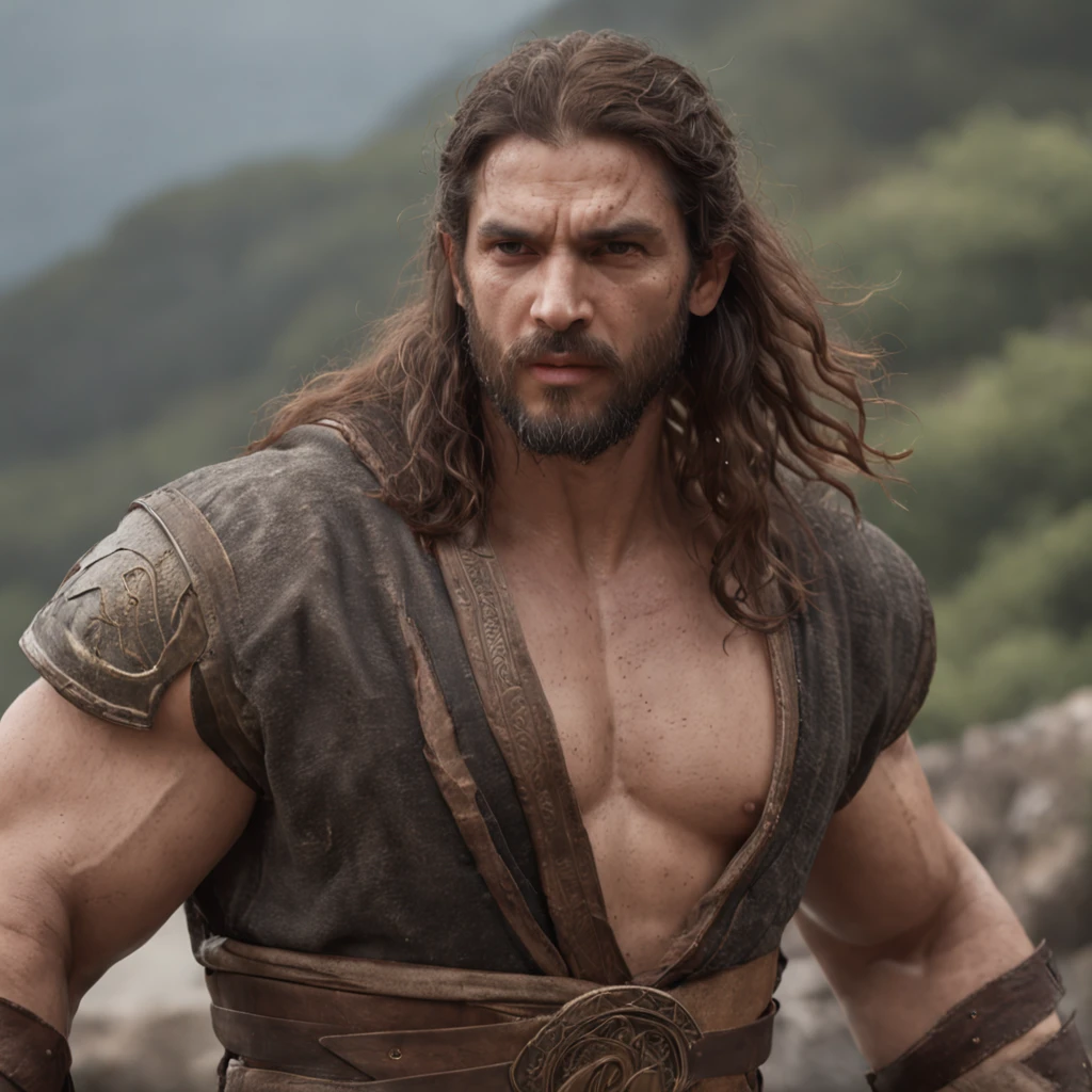 Use (RPGfran:1.4), (Professional 3D rendering:1.3) de (Realistic:1.3) foto de arte mais bonita do mundo,(RPGfran:1.4) soft features, brilliant male heroes, ((Epic hero rough fantasy muscular man wet hero angry look long hair short beard and fierce expression in dynamic pose, fantastic location, majestoso ambiente desordenado)), corpo inteiro 8k unidade render, action shot, poros da pele, very dark lighting, sombreamento pesado, circunstanciado, rosto detalhado, (Vibrando, Fotografia realista, Realistic, Dramatic, Escuro, foco nítido, 8k), (Roupas de couro velhas danificadas pelo mau tempo:1.4), ((((Use peles)))), (intrincado:1.4), decadente, (altamente detalhado:1.4), Pintura digital, rendering by octane, art stations, conceito-arte, liso, foco nítido, illustration, germe da arte, (Loish:0.23), Wlop Ilya Kuvshinov, e greg rutkowski e alphonse mucha gracias, (global ilumination, studiolight, light volumetric), chuva forte, floating particles, patife, fantasia, Nosso, Corpo inteiroesbiano, ((Fundo escuro e antigo da cidade:1.3)),CGSesociedade,art stations