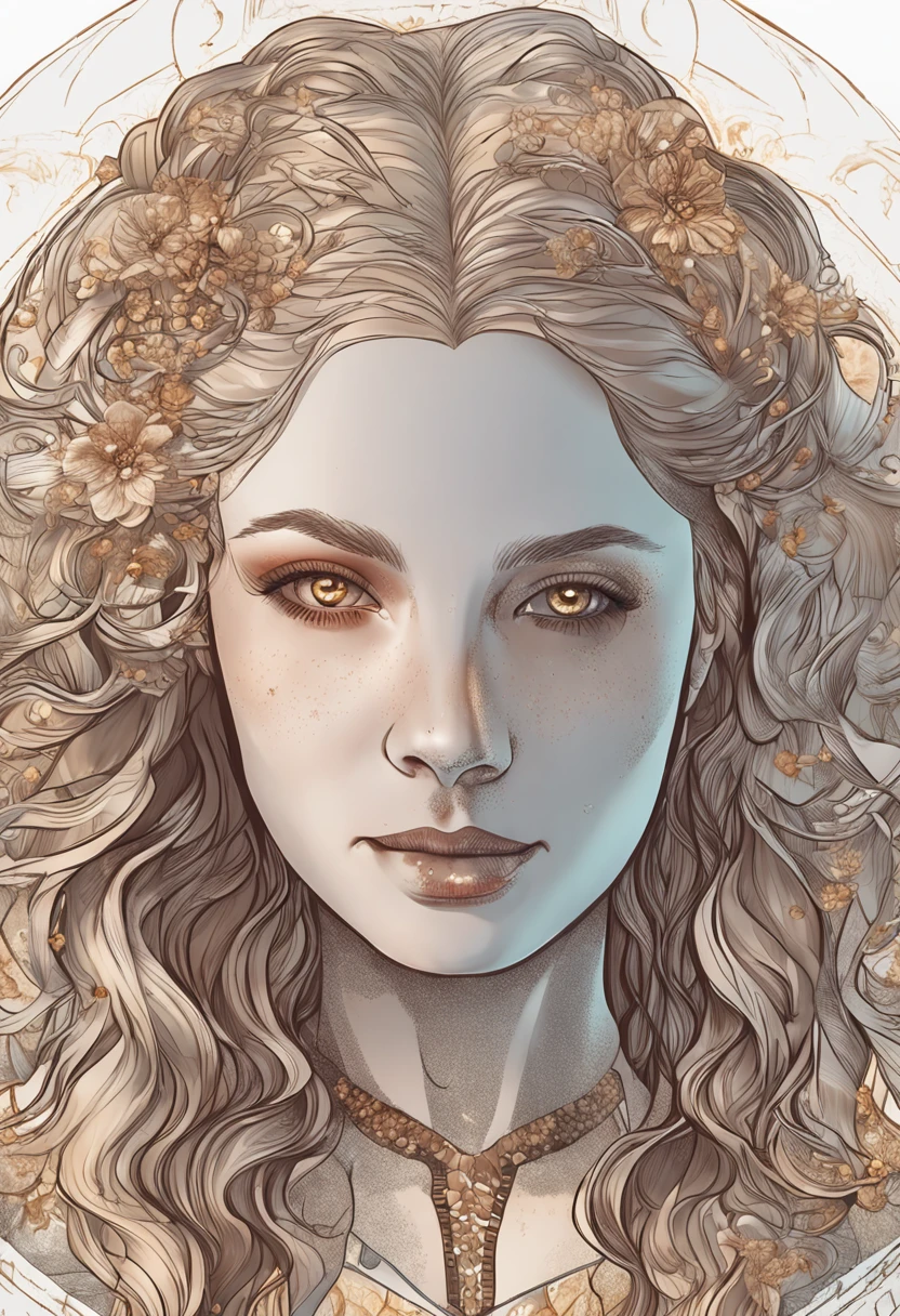brown hair, color contact lenses, smile, Surrealism, UHD, retina, masterpiece, ccurate, anatomically correct, textured skin, super detail, high details, high quality, award winning, best quality, highres, 4K, 1080P, HD, 8k, 16k