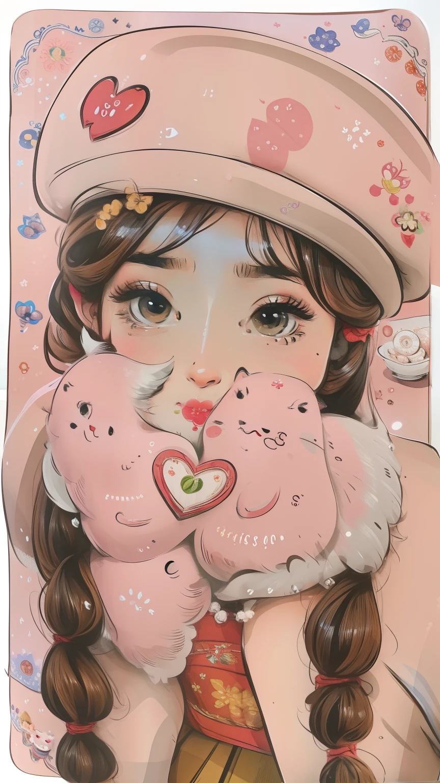 Linda garota, detalhes delicado, kawai, great quality, anime version.