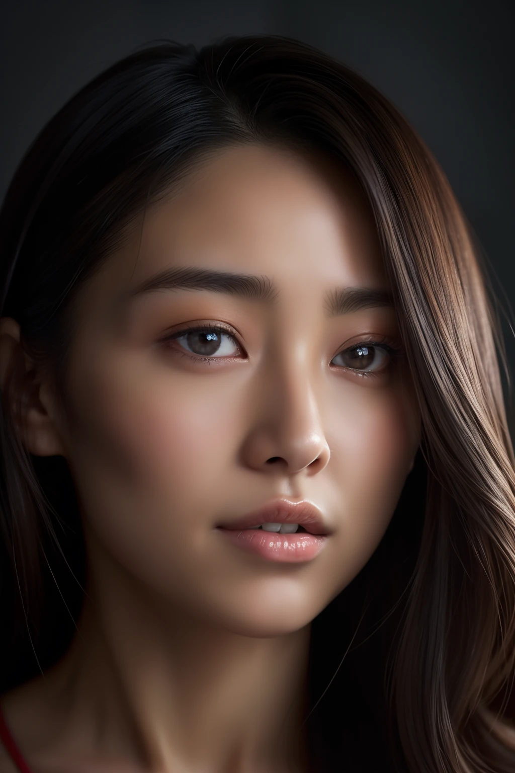 ((top-quality、8K、​masterpiece:1.3))、foco nítido:1.2、Beautiful woman with perfect body:1.4、Slim abdomen:1.2、((Layered Haircut、Colossal tits:1.2))、(no-bra) (bikini), (Wet body:1.1、Highly detailed facial and skin texture、  A detailed eye、二重まぶた、skin tanned、sexy body type、exposed shoulder、cleavage of the breast